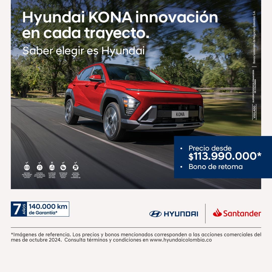 Hyundai Kona gasolina