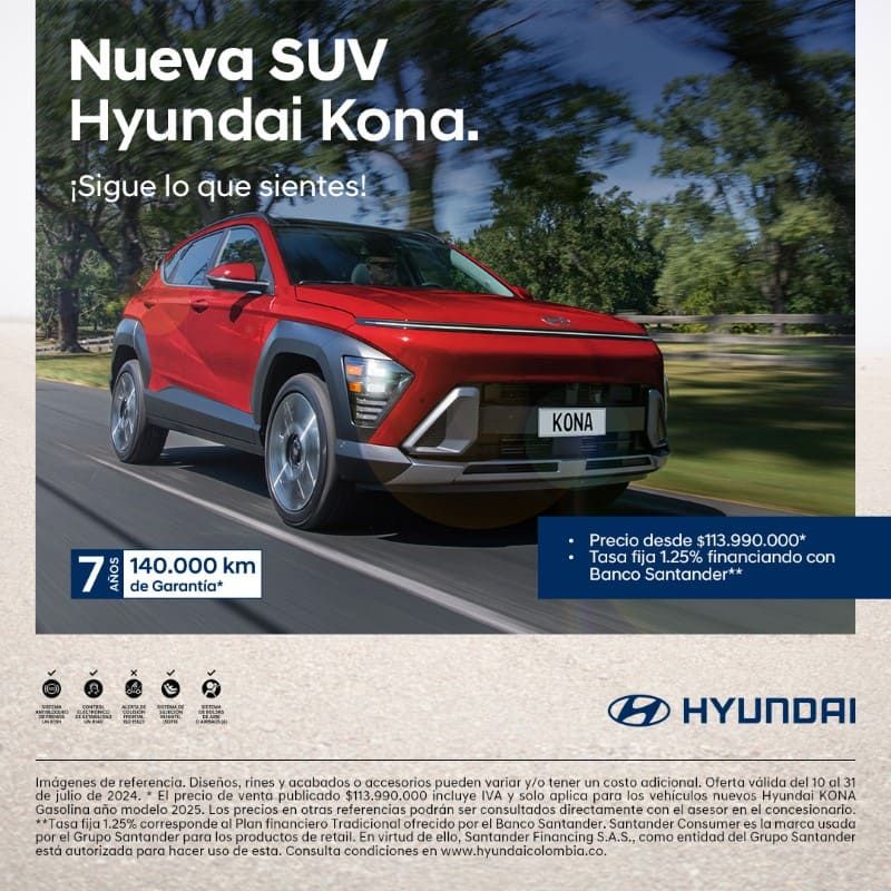 Hyundai Kona Gasolina